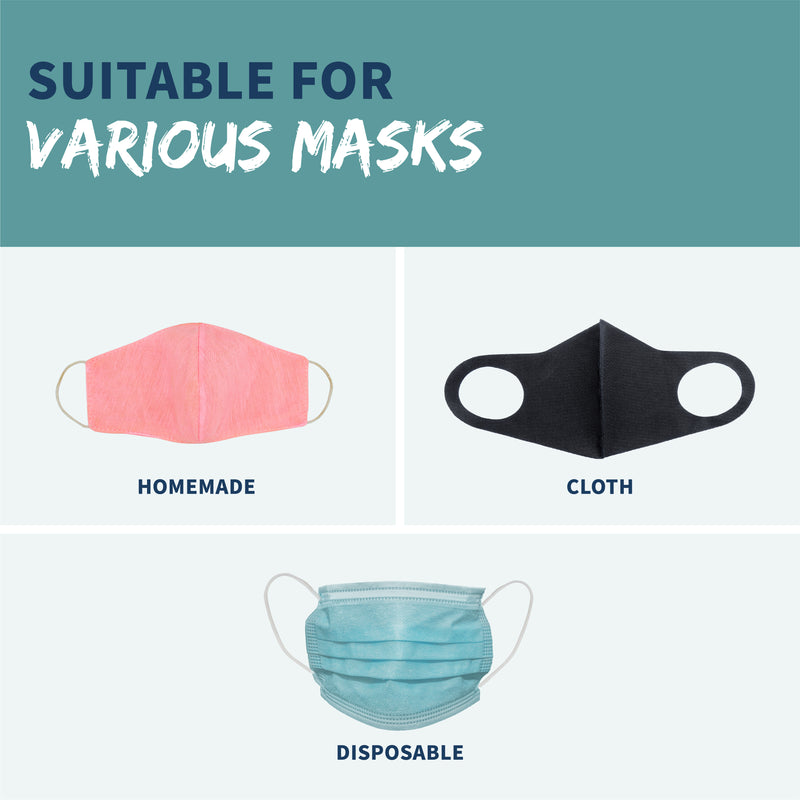 Pack of 10 Silicone Face Mask Bracket for Improved Breathability, Reusable Lipstick Protector Mask Insert Compatible with Disposable N95 & Cloth Masks